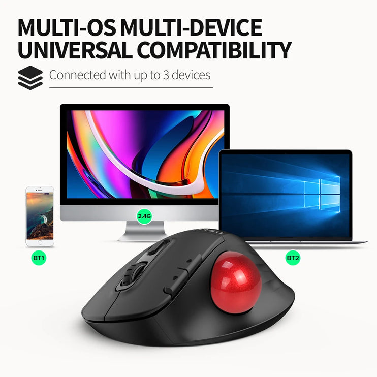 Trackball Mouse 6 Programmable