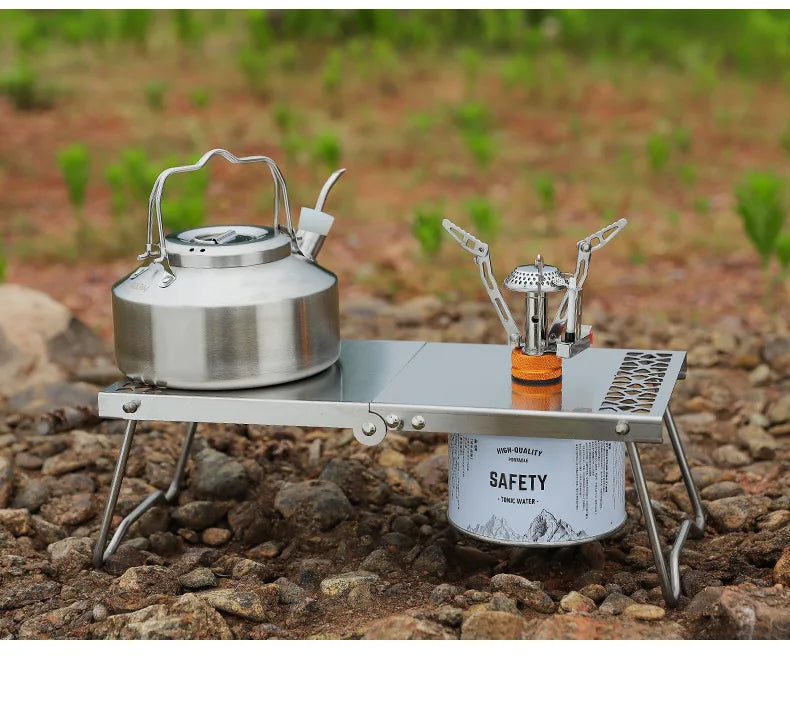 Stainless Steel Folding Gas Stove Table