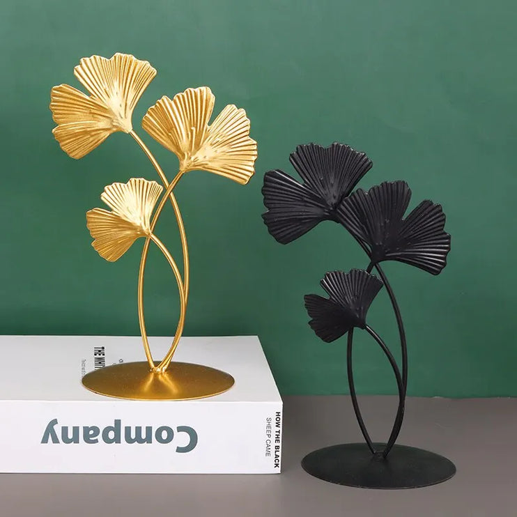 1pc Gold Ginkgo Leaf