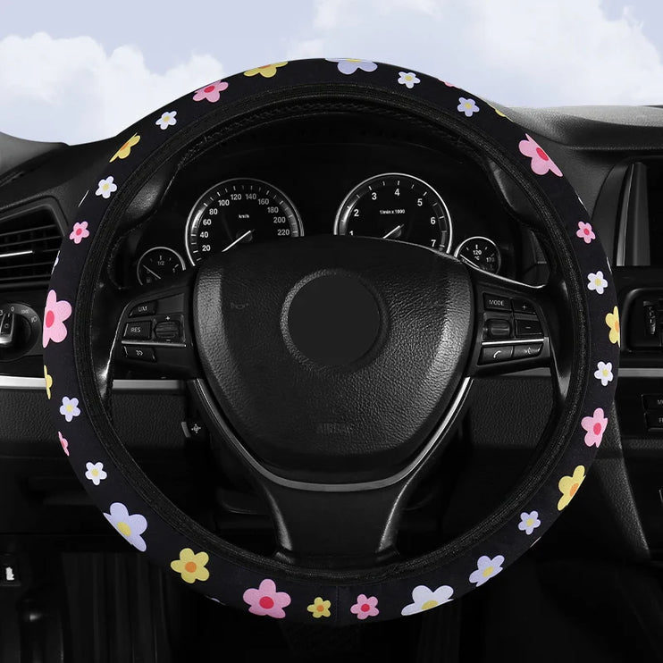 Steering wheel cover