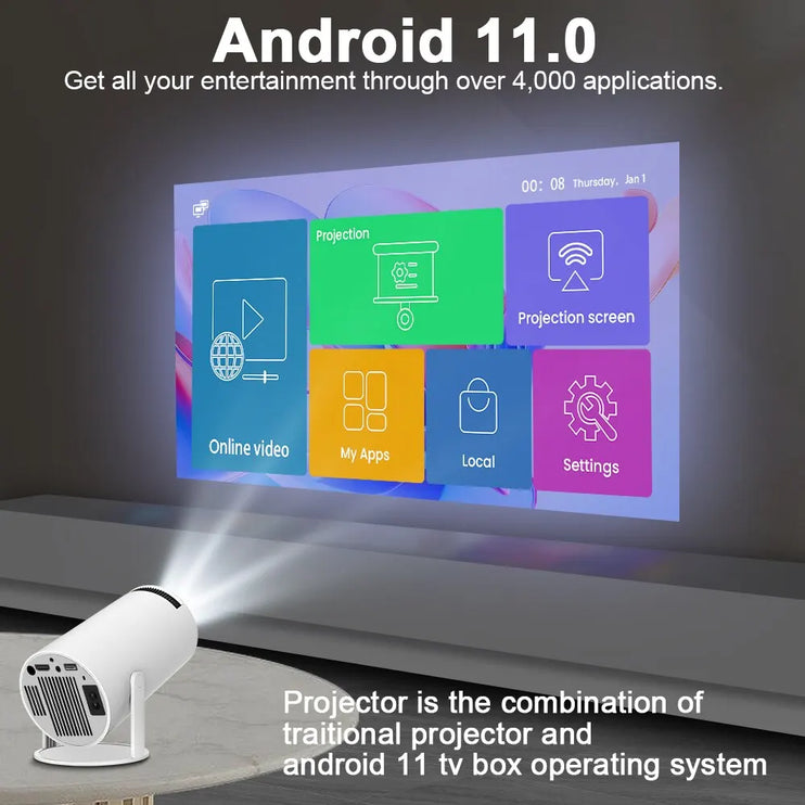 Android 4K Projector