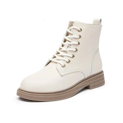 British Style Lace-up Boots